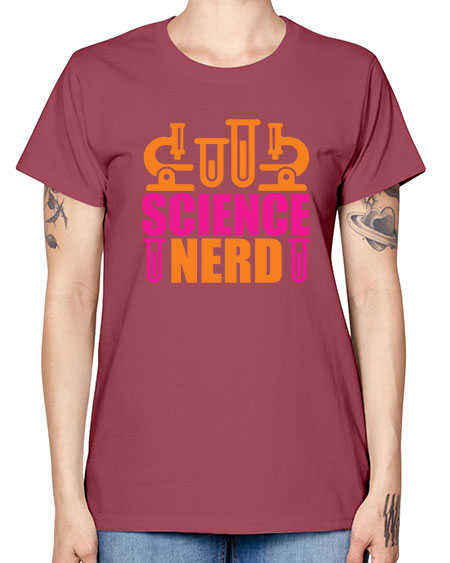 Science Nerd 59# - general science -  Missy T-Shirt