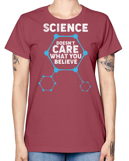 ScienceDoesntCareWhatYouScientistSkinite Scientist Skinite 51# - general science -  Missy T-Shirt