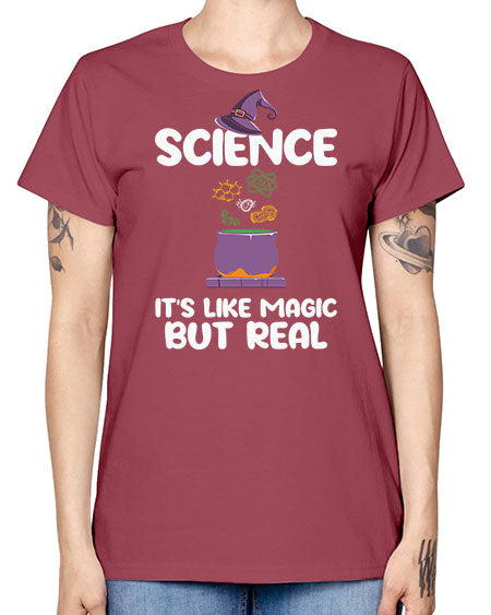 ScienceItsLikeMagicButScientistSkinite Scientist Skinite 48# - general science -  Missy T-Shirt
