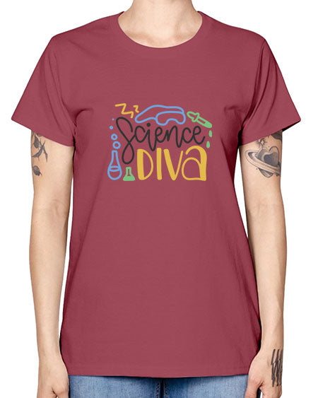 Sciencediva 43# - general science -  Missy T-Shirt