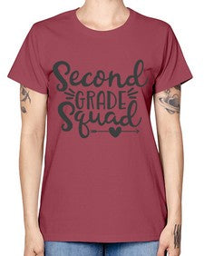Second Grade Squad 832# - second grade -  Missy T-Shirt