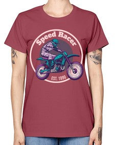 Speed racer 63# - motorcycle -  Missy T-Shirt