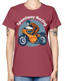 Speedway racing 64# - motorcycle -  Missy T-Shirt