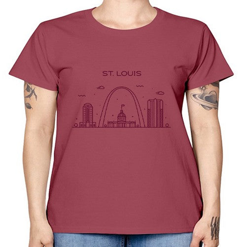 StLouis 1884# - cities -  Missy T-Shirt