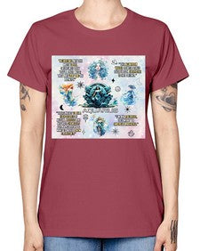 Straight Aquarius 468# - aquarius -  Missy T-Shirt