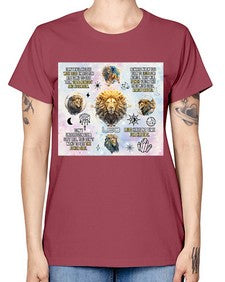 Straight Leo 473# - leo -  Missy T-Shirt