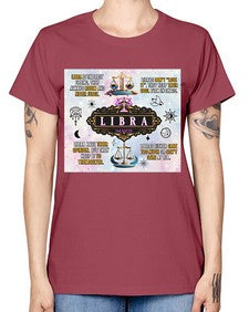 Straight Libra 474# - libra -  Missy T-Shirt