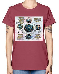 Straight Saggitarius 476# - sagittarius -  Missy T-Shirt