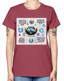 Straight pisces 475# - pisces -  Missy T-Shirt