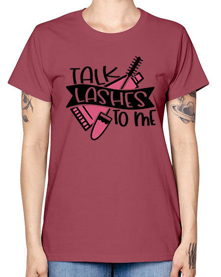 Talk Lashes To Me Style 17# - beauty - fashion -  Missy T-Shirt