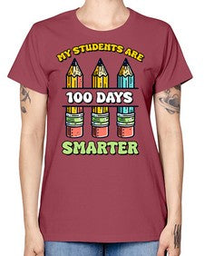 Teacher My Students Are one hundred 922# - one hundred days -  Missy T-Shirt