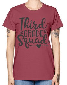 Third Grade Squad 975# - third grade -  Missy T-Shirt