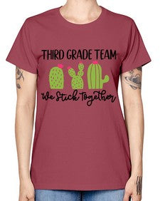 Third Grade Team 977# - third grade -  Missy T-Shirt