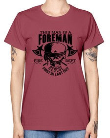 This man is 1166# - skull and bones -  Missy T-Shirt