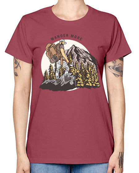 Wander More 3# - nature -  Missy T-Shirt
