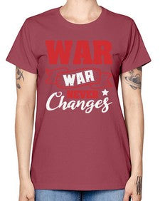 War War never changes 53# - video games -  Missy T-Shirt
