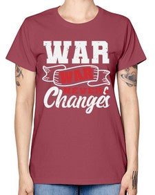 Warwar never changes 54# - video games -  Missy T-Shirt