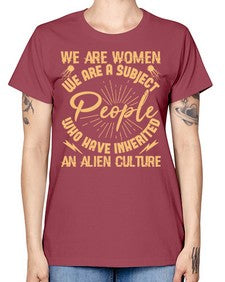 We are women we are people 42# - ufo -  Missy T-Shirt