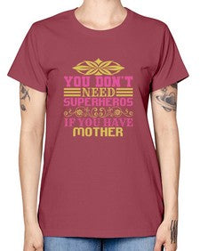 You dont need 270# - cartoon super hero -  Missy T-Shirt