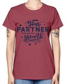 Your Partner for Digital Growth 1# - internet -  Missy T-Shirt