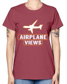 airplane views  5# - airplane -  Missy T-Shirt