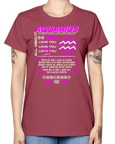 aquarius 86# - aquarius -  Missy T-Shirt