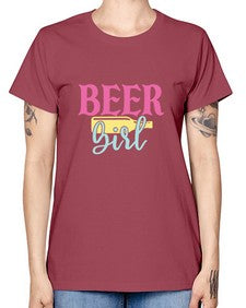 beer girl 48# - beer -  Missy T-Shirt