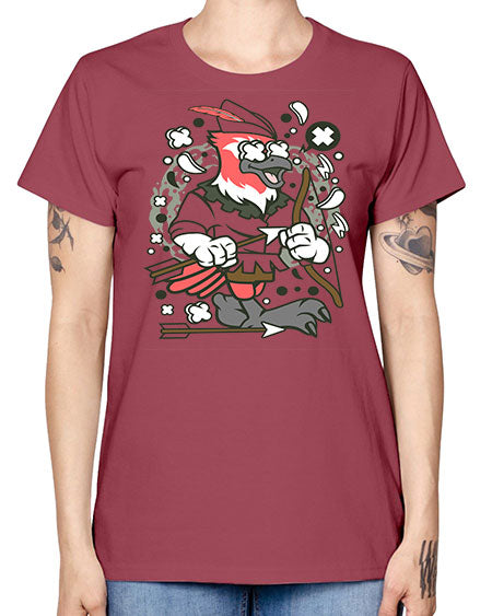bird robin hood 25# - birds -  Missy T-Shirt