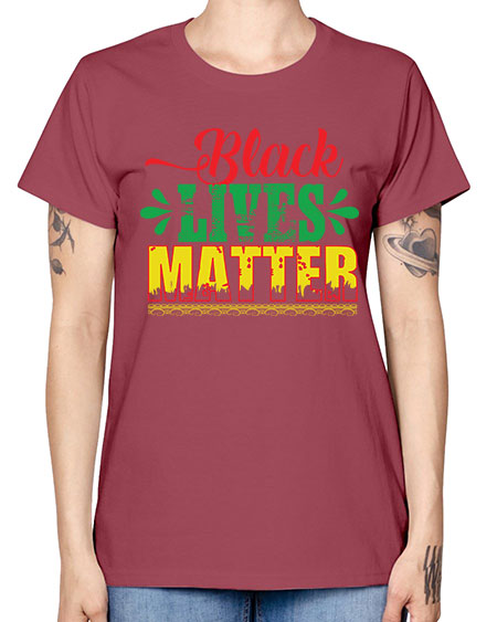 black lives matter 7# - black words and phrases -  Missy T-Shirt