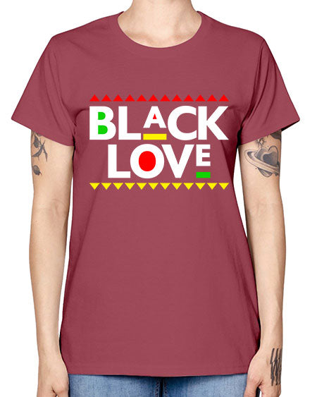 black love 228# - black words and phrases -  Missy T-Shirt