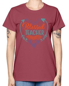 blessed teacherrr 634# - teacher -  Missy T-Shirt
