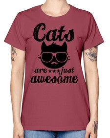 cats are just awesome - cats -  Missy T-Shirt