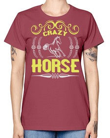 crazy horse Style 9# - horse -  Missy T-Shirt