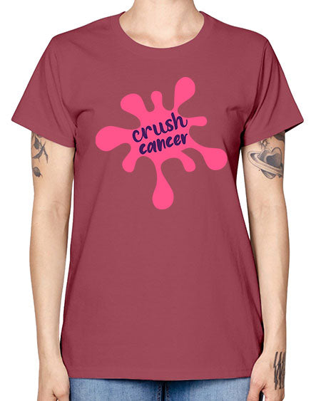 crush cancer Style 14# - breast cancer -  Missy T-Shirt