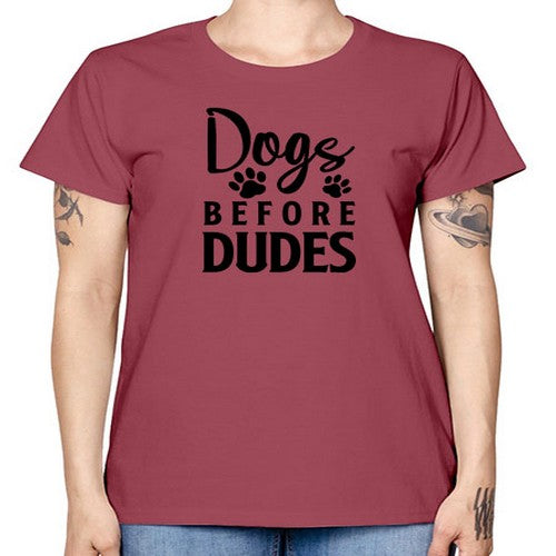 dogs before dudes 129# - dogs -  Missy T-Shirt