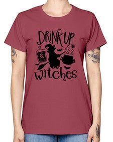drink up witches 41# - witch -  Missy T-Shirt