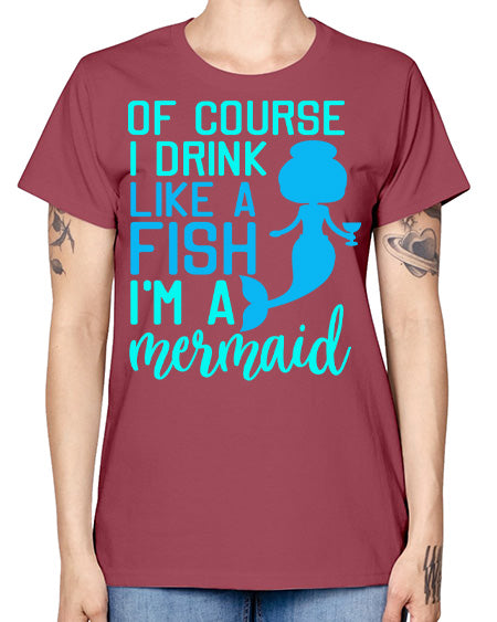 drinklikeafishvk 61# - shark-fish -  Missy T-Shirt