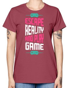 escape reality and play 80# - video games -  Missy T-Shirt