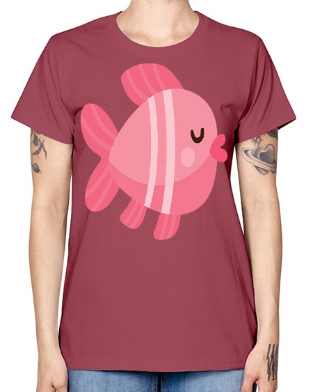 fish 53# - shark-fish -  Missy T-Shirt