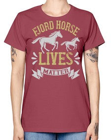 fjord horse lives matter Style 54# - horse -  Missy T-Shirt