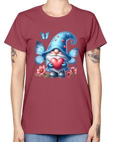 gnome with butterfly 01# - gnome -  Missy T-Shirt