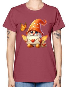 gnome with butterfly 06# - gnome -  Missy T-Shirt