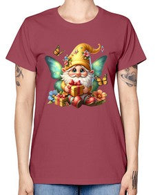 gnome with butterfly 07# - gnome -  Missy T-Shirt