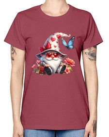 gnome with butterfly 13# - gnome -  Missy T-Shirt