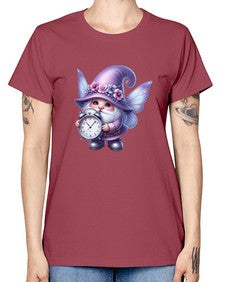 gnome with butterfly 23# - gnome -  Missy T-Shirt