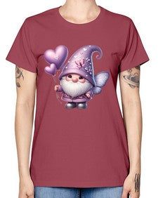 gnome with butterfly 25# - gnome -  Missy T-Shirt