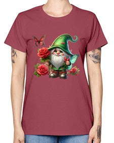 gnome with butterfly 26# - gnome -  Missy T-Shirt