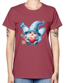 gnome with butterfly 28# - gnome -  Missy T-Shirt