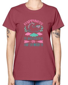 happiness is believing in unicorns 162# - unicorn -  Missy T-Shirt