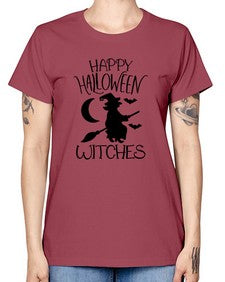 happy halloween witches 35# - witch -  Missy T-Shirt